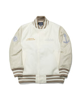 Spain leather STADIUM JACKET