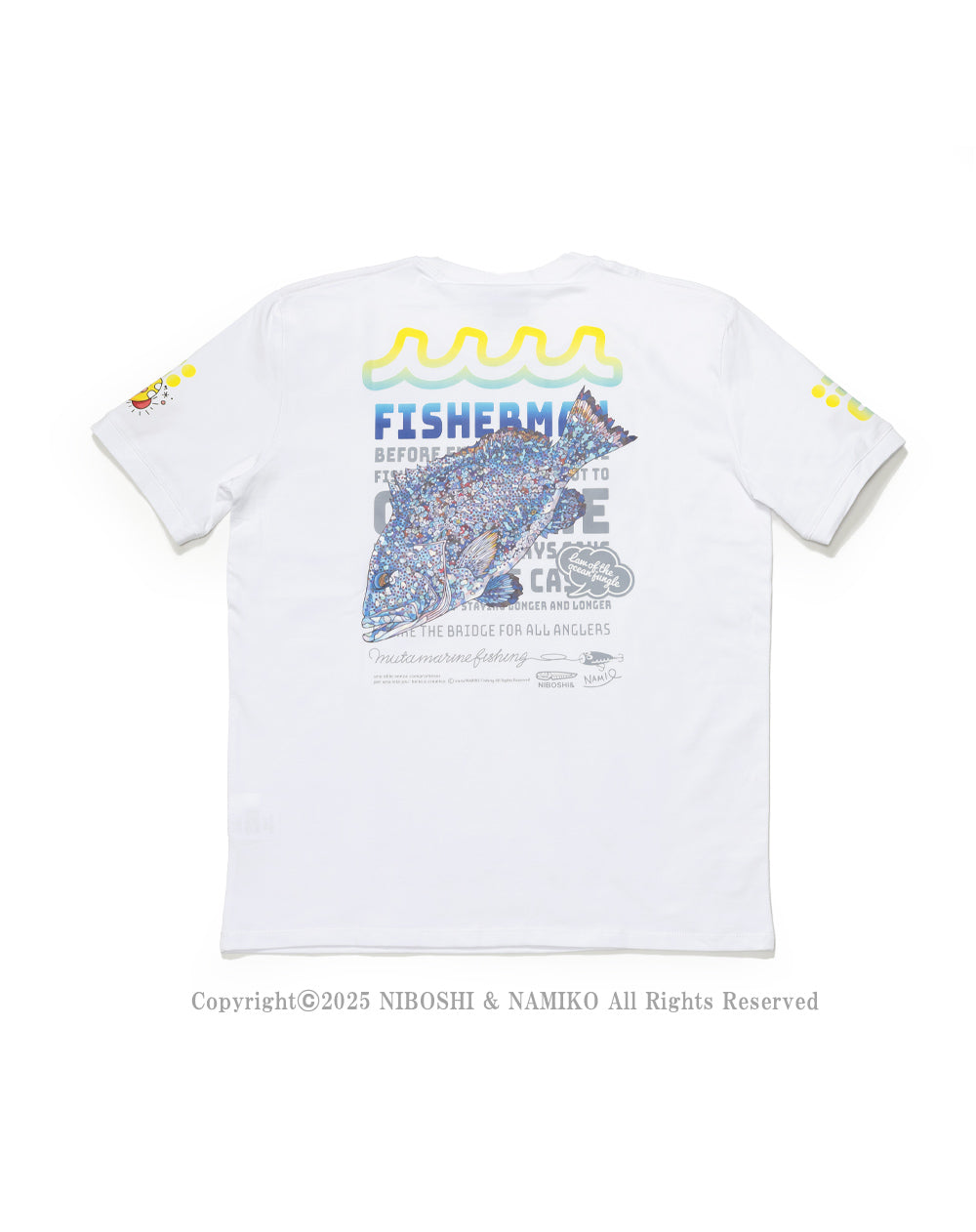 EVENT / WEB限定］NAMIKO (NIBOSHI&) × muta MARINE Fishing Tシャツ