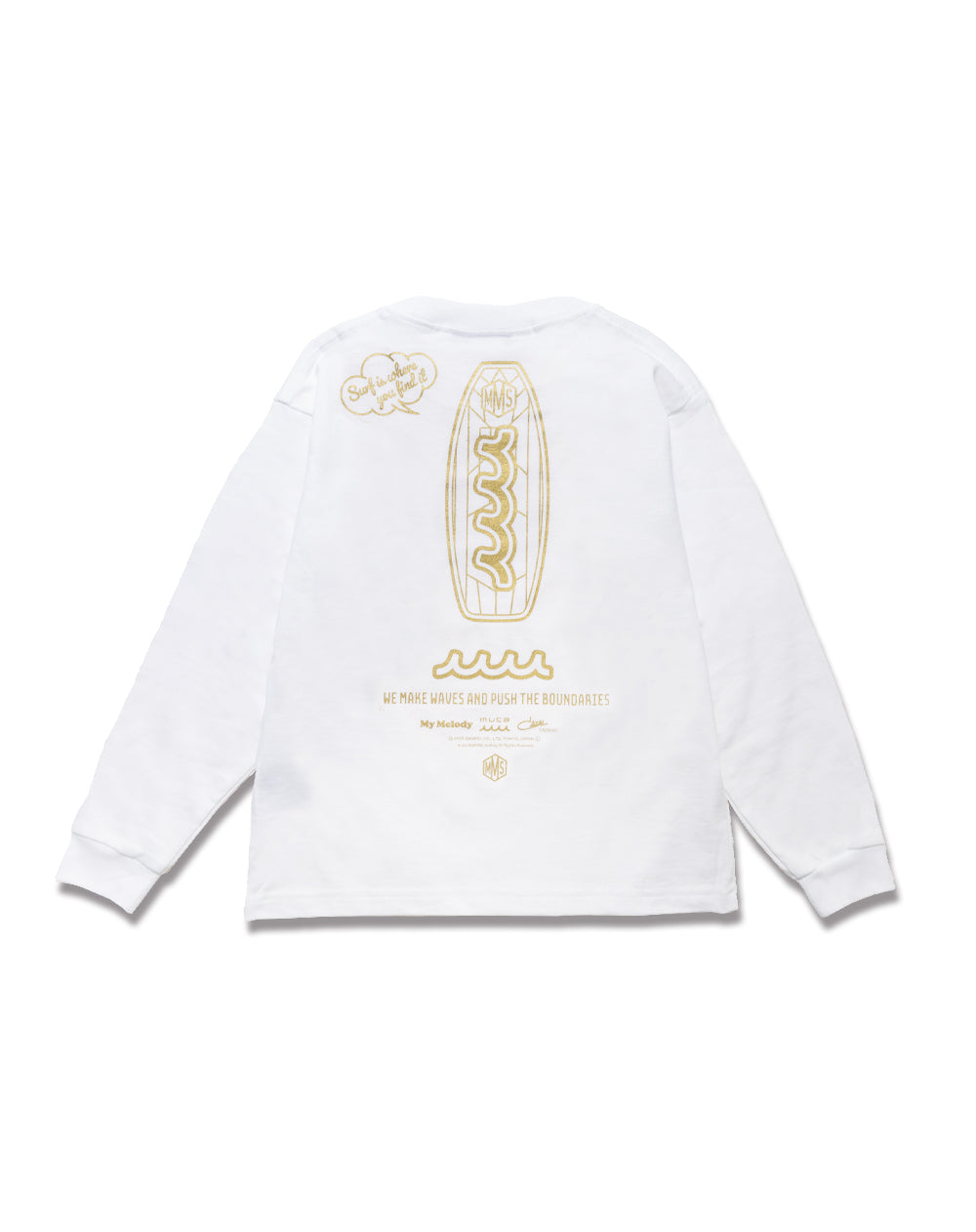My Melody × muta MARINE SURFING コットンロングスリーブTシャツ [全3