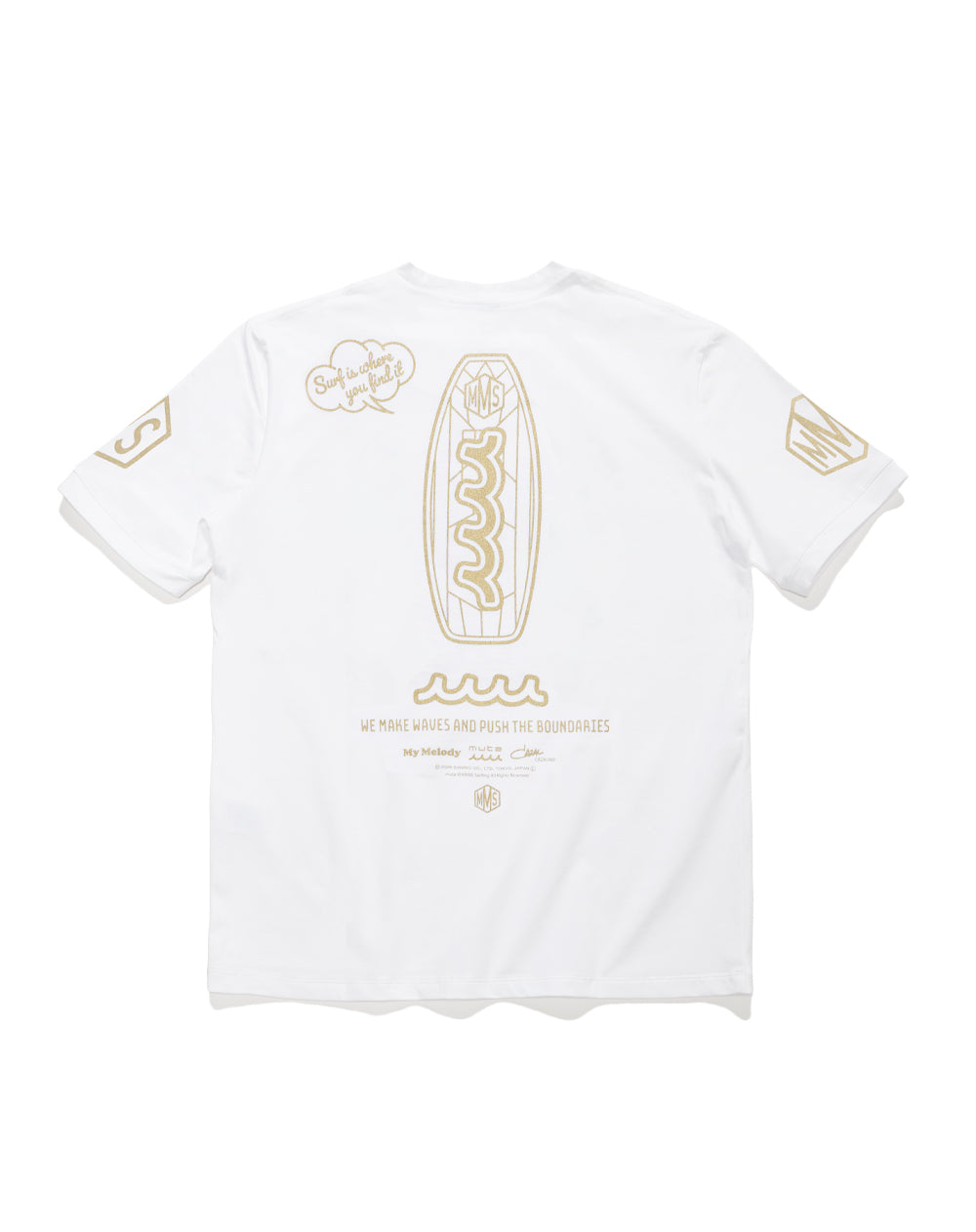 My Melody × muta MARINE SURFING ストレッチTシャツ [全3色] – muta