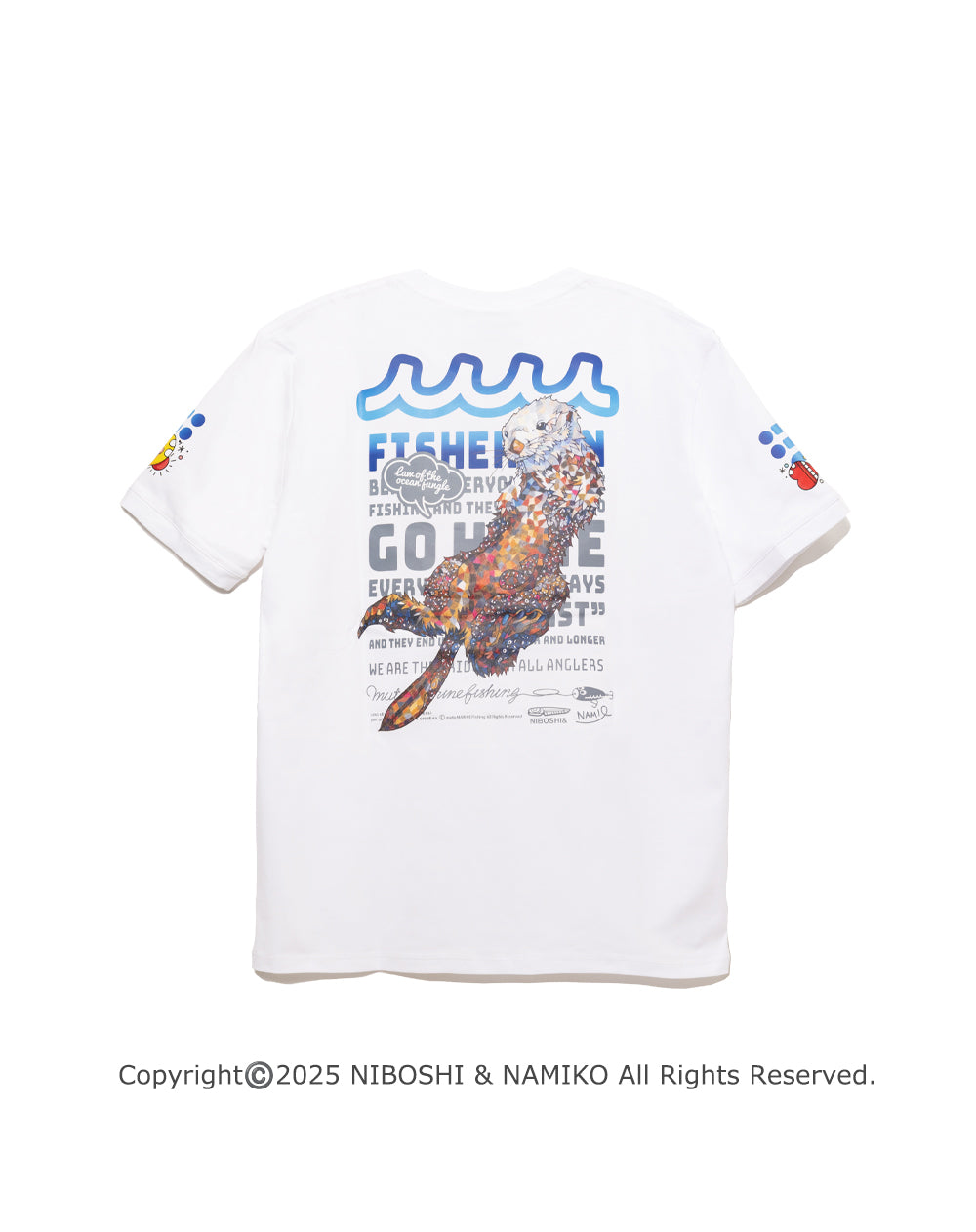 motto_kuma カモ柄 LOST シャツ付き WEB / 一部店舗限定］NAMIKO (NIBOSHI&) × muta MARINE Fishing