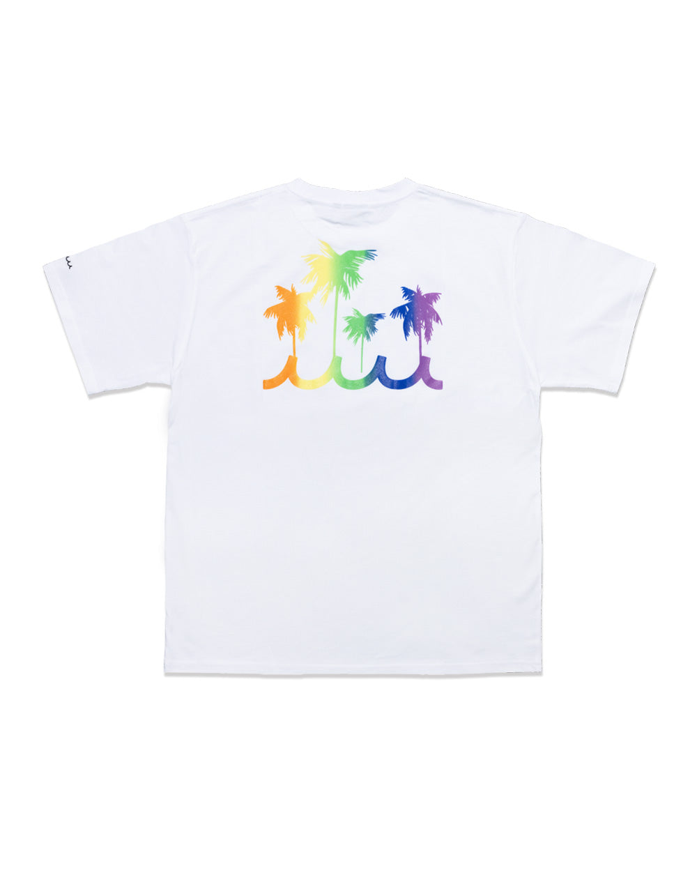 【muta MARINE/ムータマリン】レインボー パームツリー Tシャツ muta MARINE tシャツ MARINE/ムータ マリン/別注レインボー