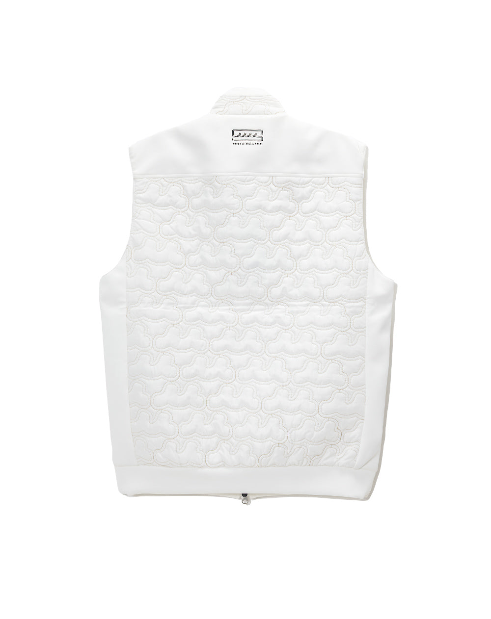 マンシング　グレーキルティングベスト 地柄Vネックニットベスト(ベスト)|Munsingwear(マンシングウェア