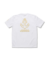 ［BOATSHOW / WEB先行］レザーライクロゴ ストレッチTシャツ [全3色]