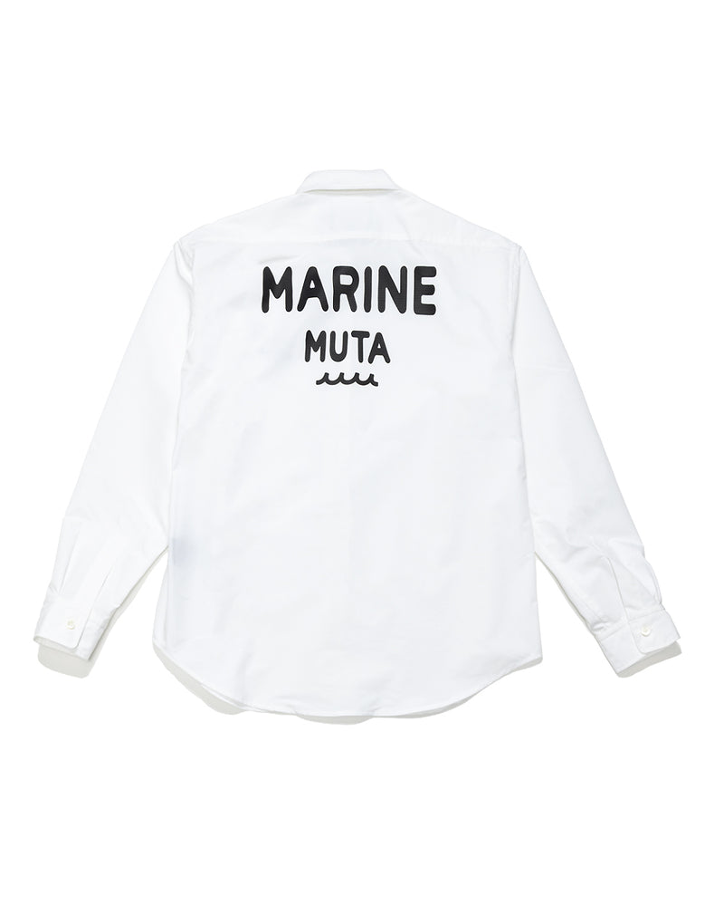 【新品】muta MARINE メンズ　XL オレンジ/ホワイト EVENT / WEB限定］Safari × muta MARINE 80's ロゴ Tシャツ