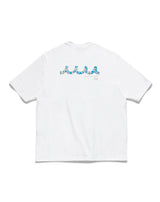 ［店舗限定：muta MARINE rinku］SEA GLASS WAVE スムースコットンTシャツ [全3色]