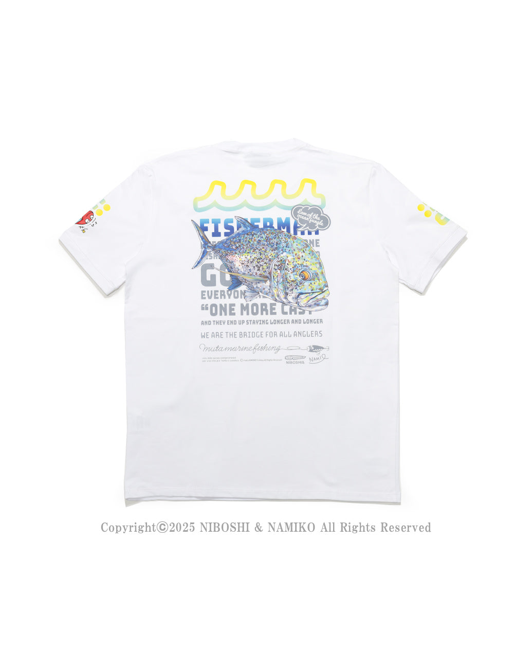 EVENT / WEB限定］NAMIKO (NIBOSHI&) × muta MARINE Fishing Tシャツ