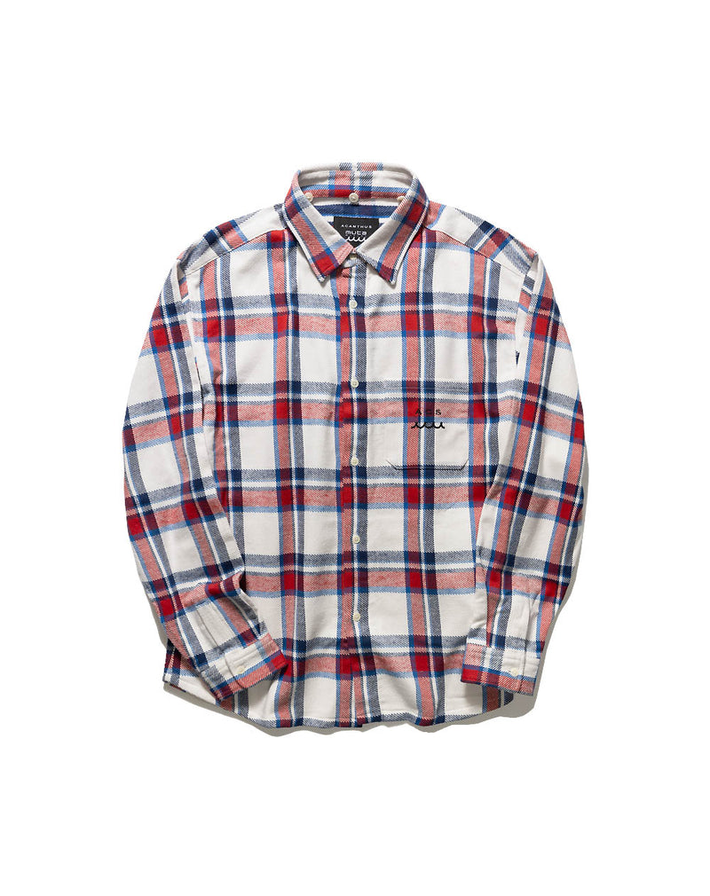 ACANTHUS × muta MARINE Hooded Flannel Shirts [全2色] – muta Online