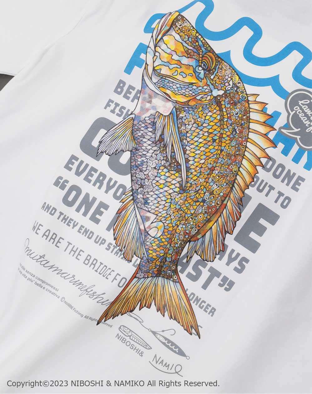 EVENT / WEB 限定］NAMIKO (NIBOSHI&) × muta MARINE Fishing T