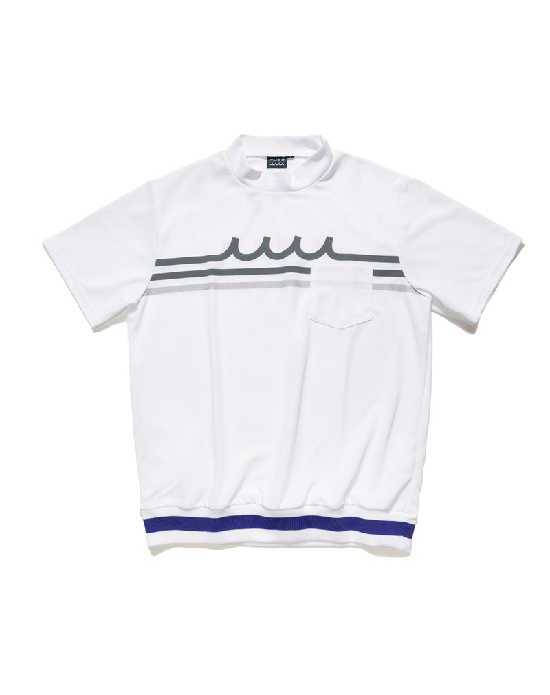 ウェーブバンド ヘムリブ モックネックシャツ [全4色] – muta Online Store