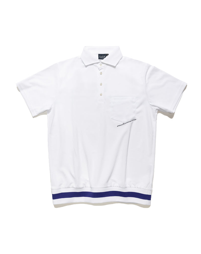 ウェーブバンド ヘムリブ ポロシャツ [全4色] – muta Online Store
