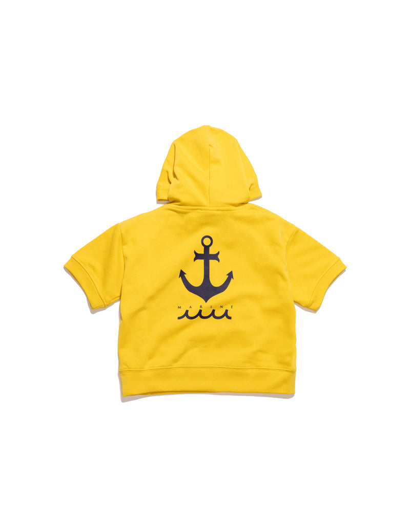 KIDS スウェット 半袖プルパーカー [全4色]