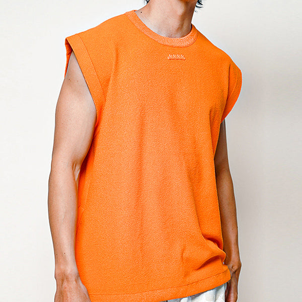 【予約販売】本 [全3色] ノースリーブTシャツ OVERSIZE PILE – Store Online muta レディースウェア