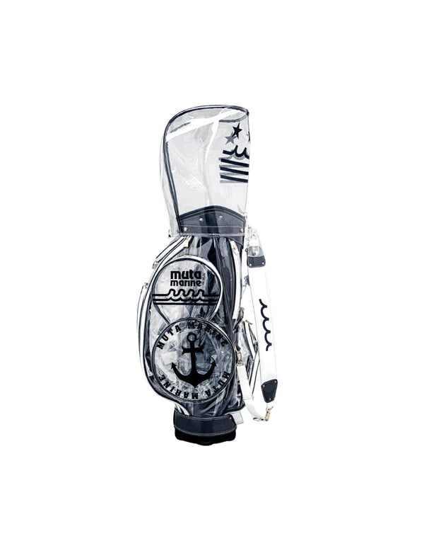 ムータマリンクリアキャディバッグ希少ツアーモデルmuta MARINE ムータマリンクリアキャディバッグ希少ツアーモデルmuta MARINE