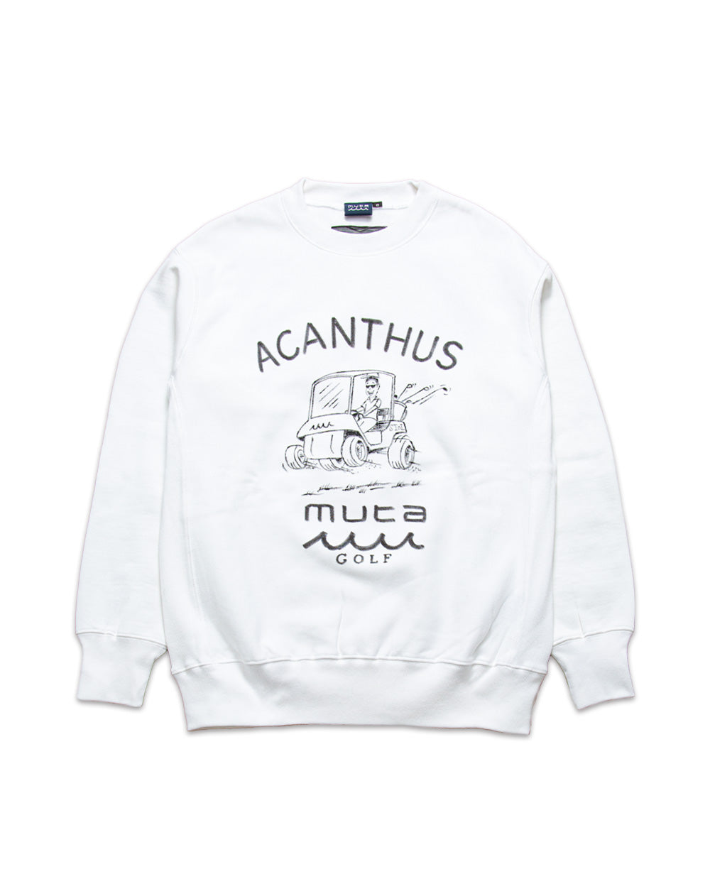 ACANTHUS x muta MARINE Golf Cart Hand Paint Sweatshirt