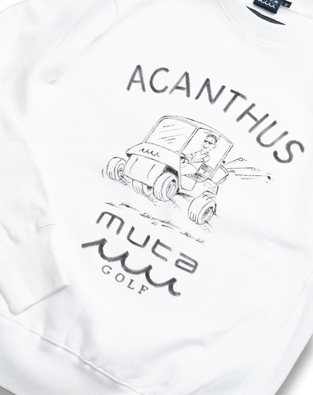 ACANTHUS x muta MARINE Golf Cart Hand Paint Sweatshirt – muta