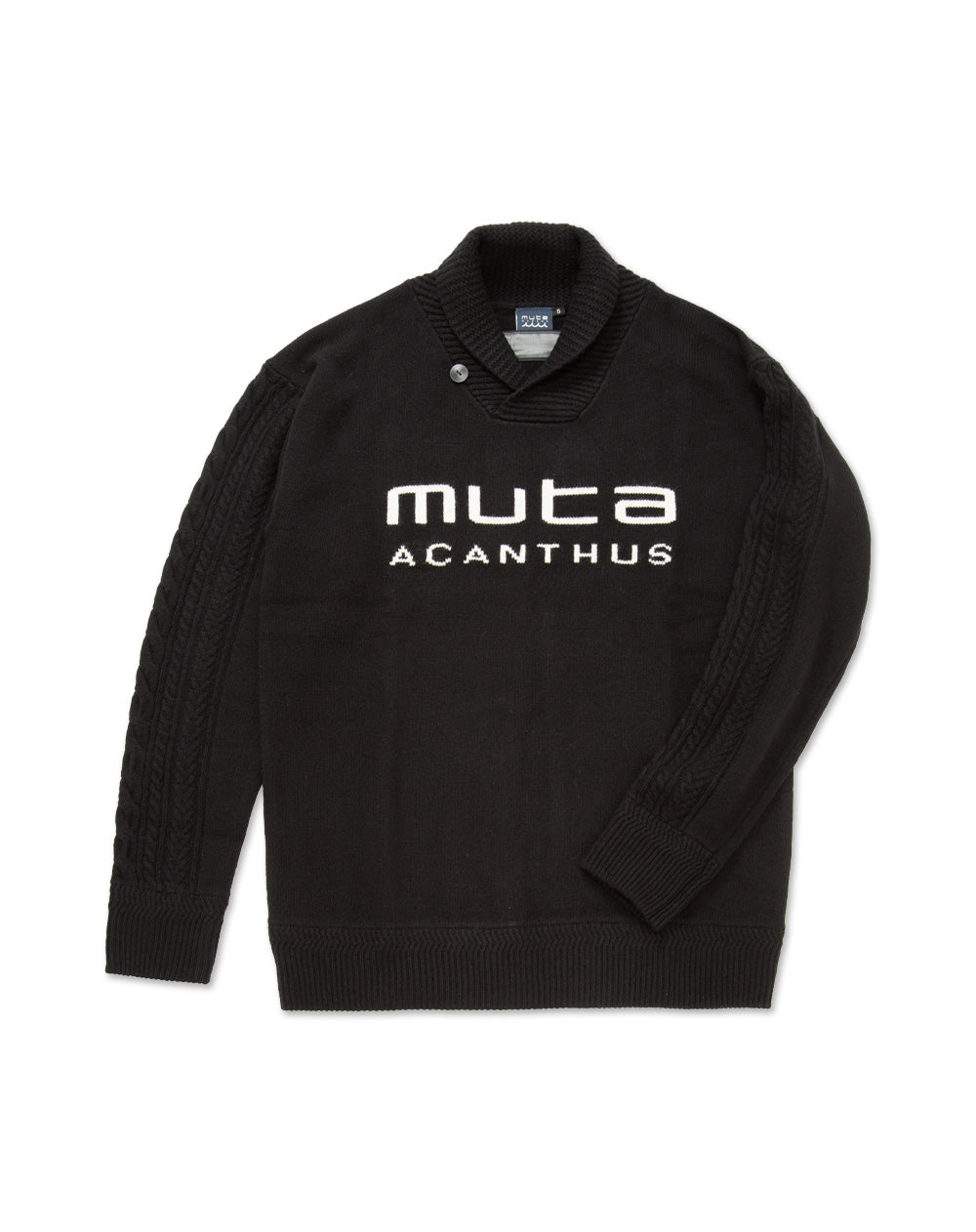ACANTHUS x muta MARINE Logo Shawl Collar Sweater [全2色] – muta