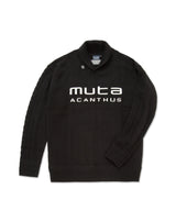 ACANTHUS x muta MARINE Logo Shawl Collar Sweater [全2色]