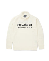 ACANTHUS x muta MARINE Logo Shawl Collar Sweater [全2色]