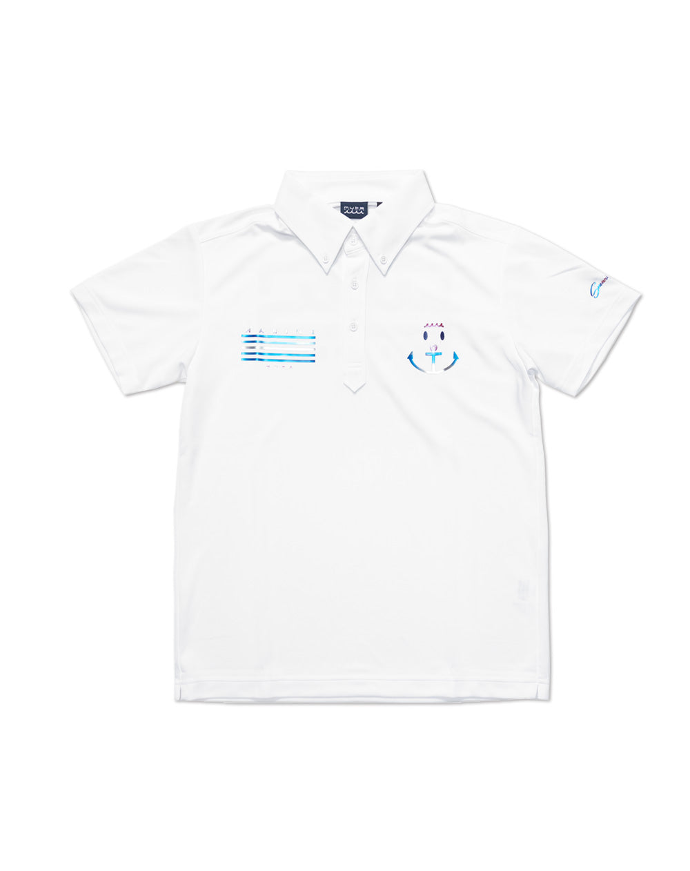 MUTA MARINE GOLF ピンフラッグ ポロシャツ ホワイト IRON WAVE ポロシャツ [全3色] – muta Online Store