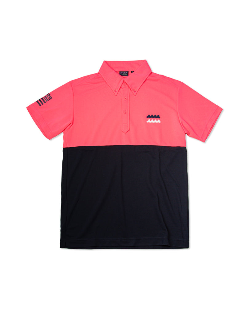 バイカラー バーチカルロゴ ポロシャツ [全4色] – muta Online Store
