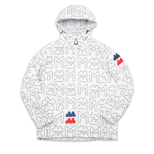 新品未使用MUTA ホワイト プリント柄 ジャケット　XLサイズ　タグ付き UV撥水フーデッドジャケット [全2色] – muta Online Store