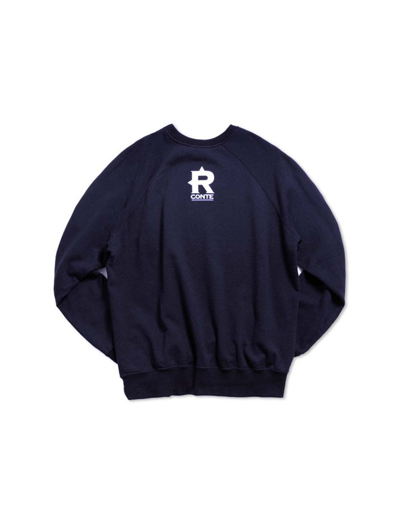 Rconte®︎ x muta MARINE サークルロゴ クルーネックスウェット [全2色 Rconte®︎ x muta MARINE サークルロゴ クルーネックスウェット [全2色