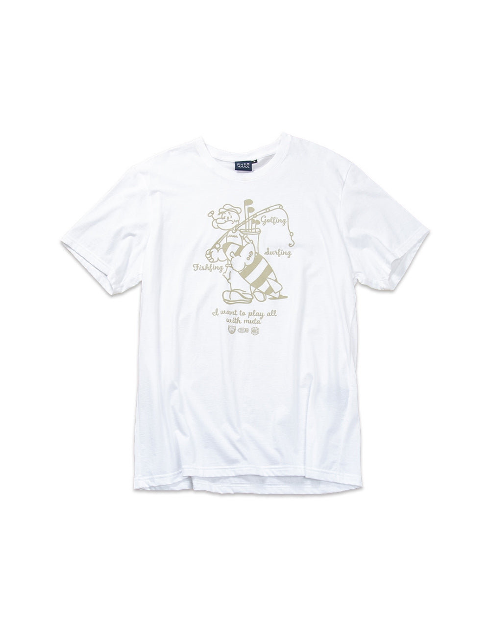 POPEYE meets muta MARINE PLAY ALL Tシャツ (ホワイト) – muta Online Store