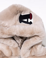 ACANTHUS x muta MARINE Faux Fur Hooded Jacket [全2色]