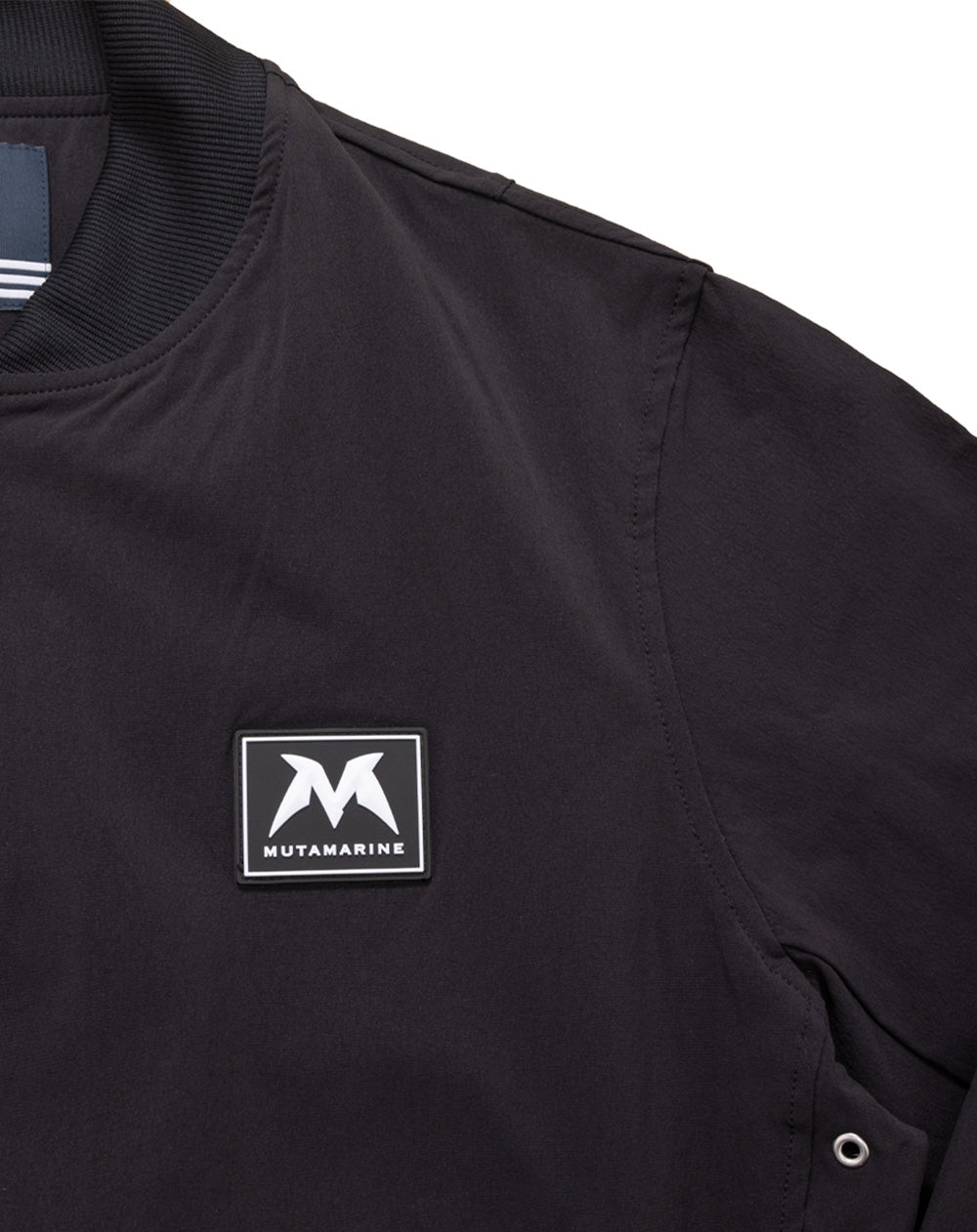 muta ストレッチナイロン MA-1ブルゾン　ブラック　サイズ6 ストレッチナイロン MA-1ブルゾン [全2色] – muta Online Store
