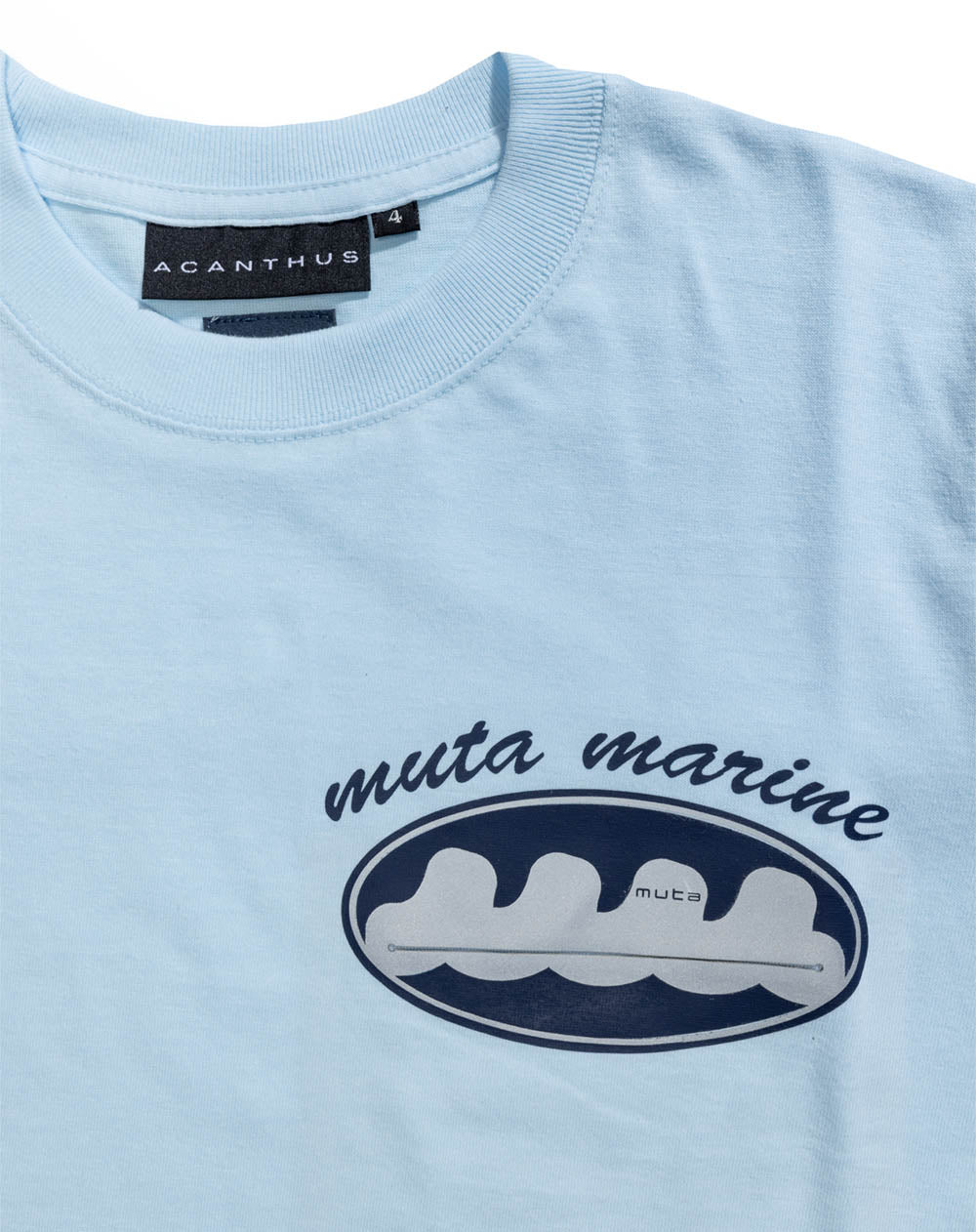 ACANTHUS × muta MARINE Circle Logo Trimming Pocket Tee [全3