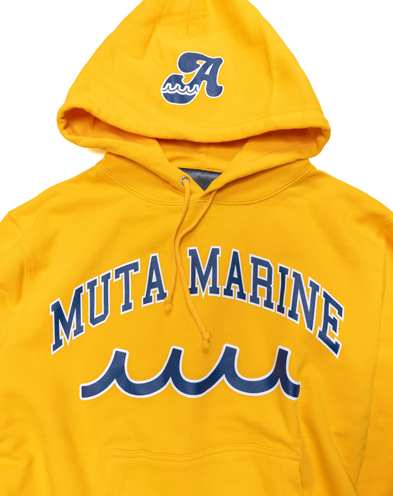 ACANTHUS x muta MARINE College Logo Hooded Sweatshirt [全6色 