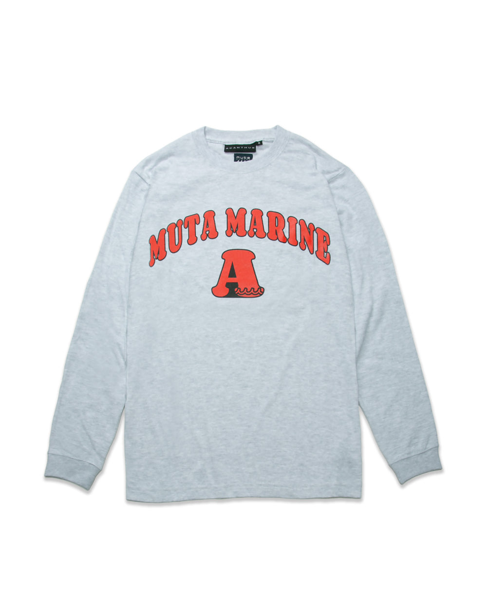 アカンサス ムータ マリン ゴルフ 日本製 Tシャツ 長袖 ウエア 白 7 muta MARINE tシャツ MARINE/ムータ マリン/別注 ACANTHUSコラボ