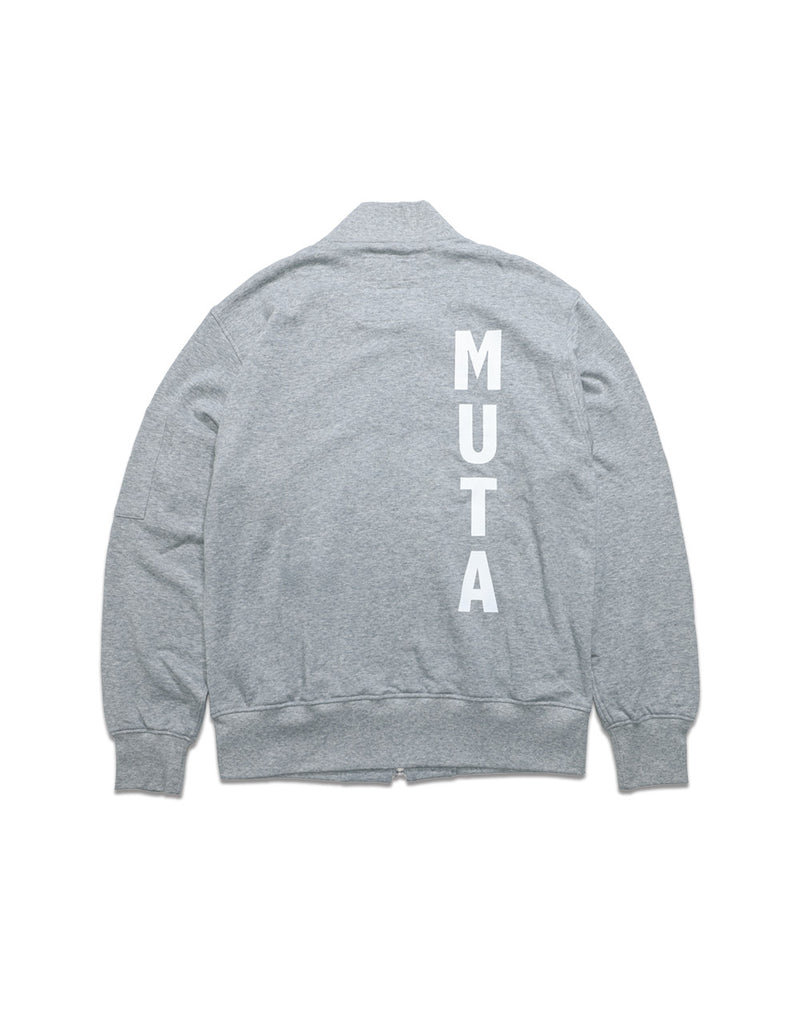 muta ムータ ×ACANTHUS グレー MMAC-MA2305 Light Sweat MA-1