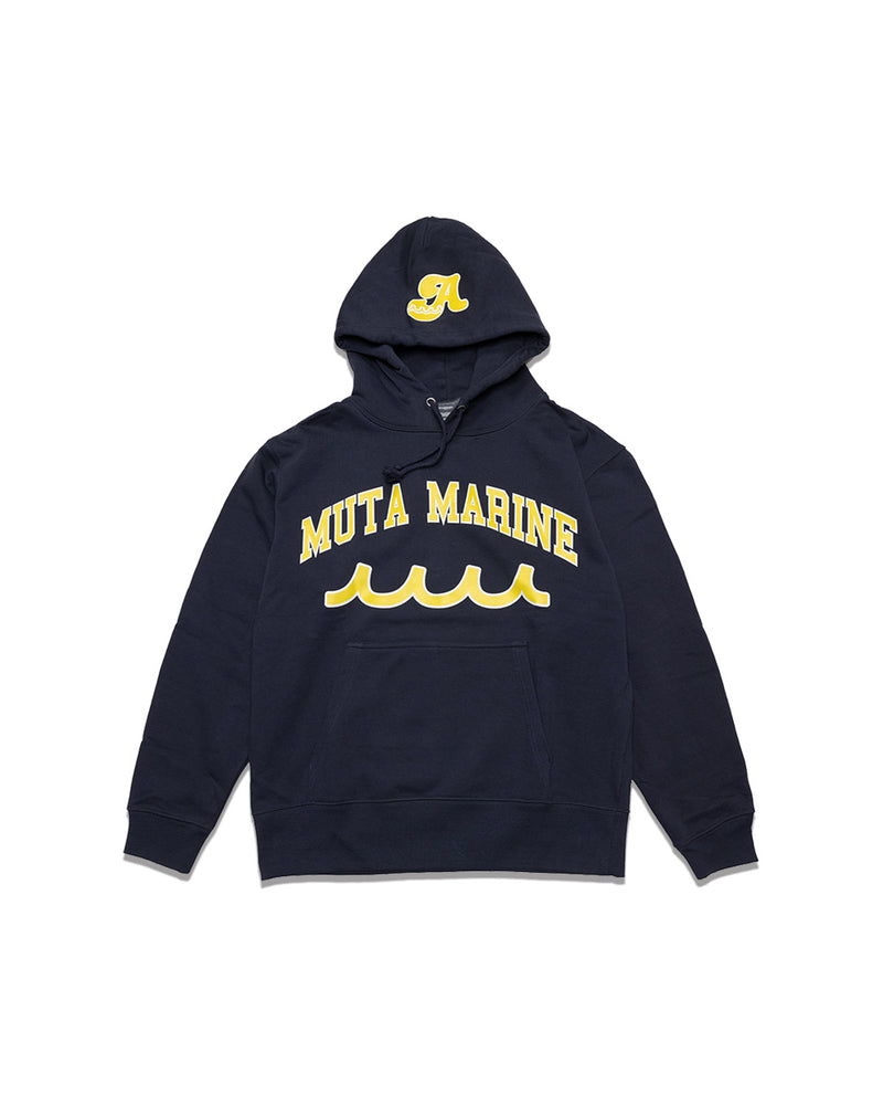 ACANTHUS x muta MARINE College Logo Hooded Sweatshirt [全6色 
