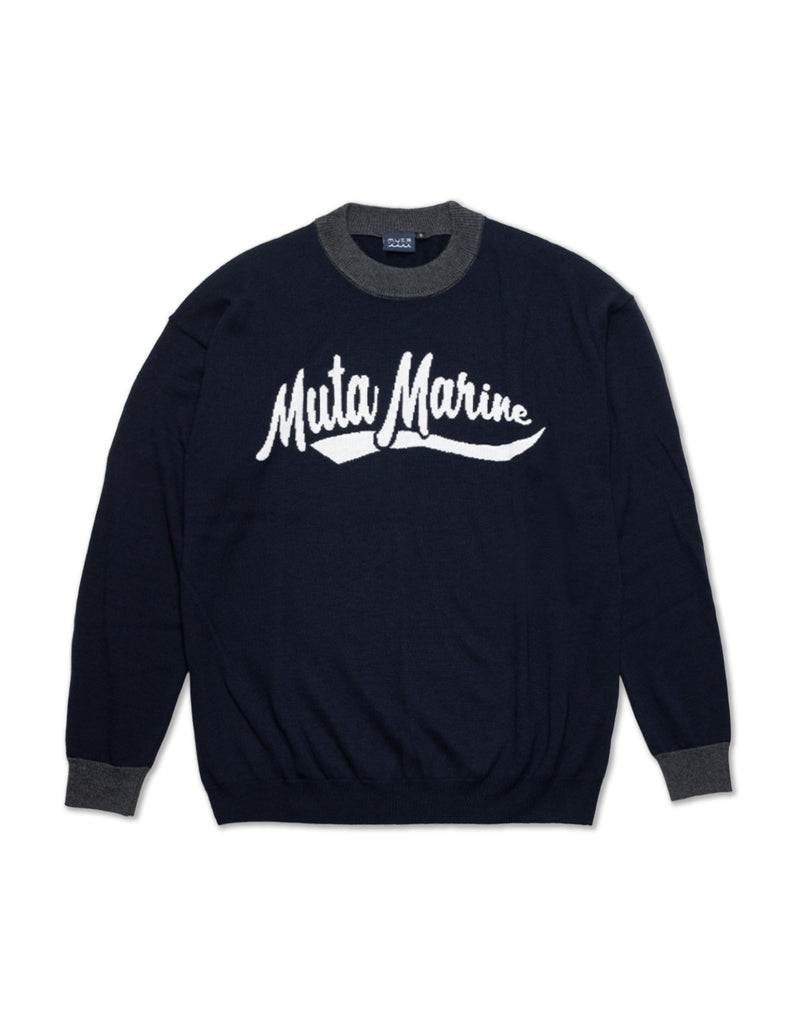 ACANTHUS x muta MARINE Ringer Logo knit [全3色] – muta Online Store